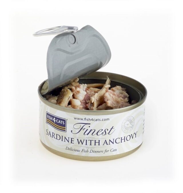 FISH4CATS Sardine with anchovy - wet cat food - 70g - imagine 3