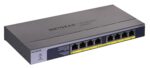 NETGEAR GS108PP Unmanaged Gigabit Ethernet (10/100/1000) Power over Ethernet (PoE) Black