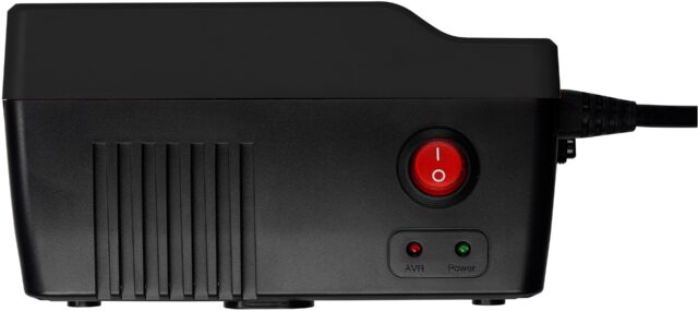 PowerWalker AVR 1000 voltage regulator 3 AC outlet(s) 180-264 V Black - imagine 2