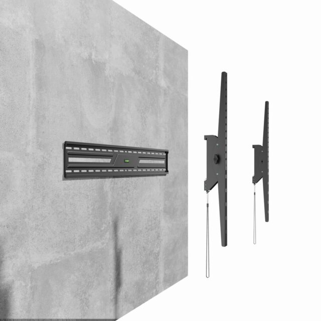 Gembird WM-100T-01 TV wall mount (tilt)  43”-100”  black - imagine 12