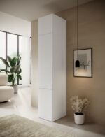 Wardrobe PAFOS 1D BASE 45x55 5x45 white matt - imagine 5