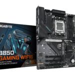 GIGABYTE B850 GAMING WIFI6 Motherboard - AMD Ryzen 9000 Series CPUs  6+2+2 Phasen Digital VRM  up to 8200MHz DDR5 (OC)  1xPCIe 5.0 + 2xPCIe 4.0 M.2  GbE LAN  WIFI 6  USB 3.2 Gen 2