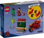 LEGO MARVEL 76287 Iron Man with Bike and The Hulk - imagine 2
