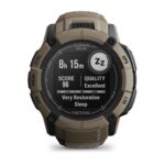 Garmin Instinct 2X Solar Tactical Edition 2.79 cm (1.1 ) MIP 50 mm Digital 176 x 176 pixels Touchscreen Green GPS (satellite) - imagine 12
