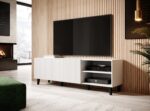 Cama RTV cabinet PAFOS 150x42x52 white matt - imagine 8