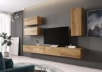 Cama TV stand VIGO 140 30/140/40 wotan oak - imagine 6