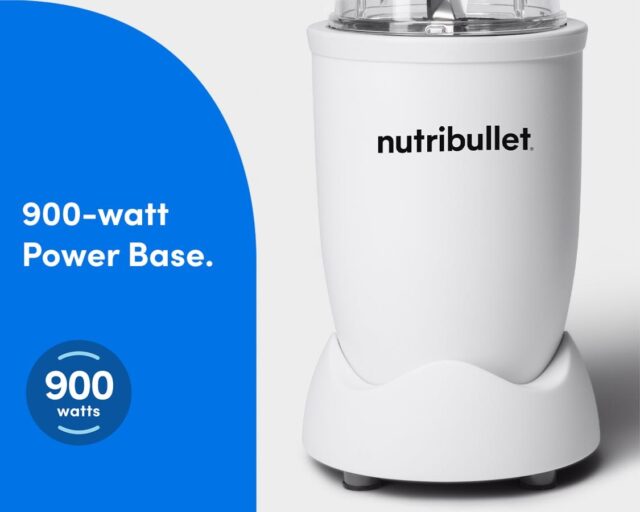 NutriBullet Pro 900 0.9 L Sport blender 900 W White - imagine 5