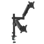 Maclean 2 monitor mount  gas spring  17 -32   2-10kg  black  MC-136 - imagine 3