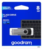 Goodram UTS2 USB flash drive 8 GB USB Type-A 2.0 Black Silver - imagine 5