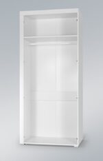 Cama wardrobe SAMBA white/black gloss - imagine 2