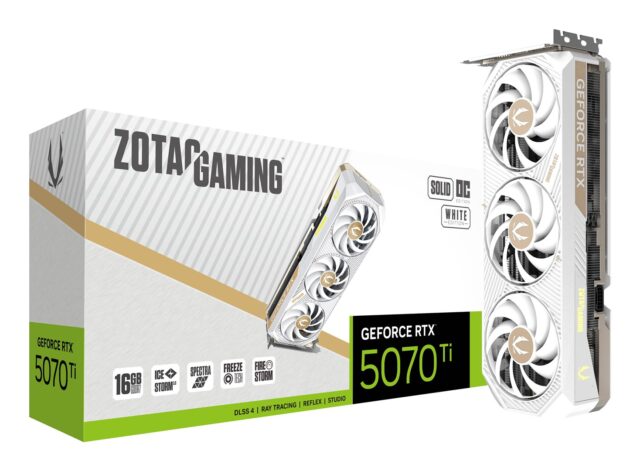 Zotac GAMING GeForce RTX 5070 Ti SOLID CORE OC NVIDIA 16 GB GDDR7 - imagine 8