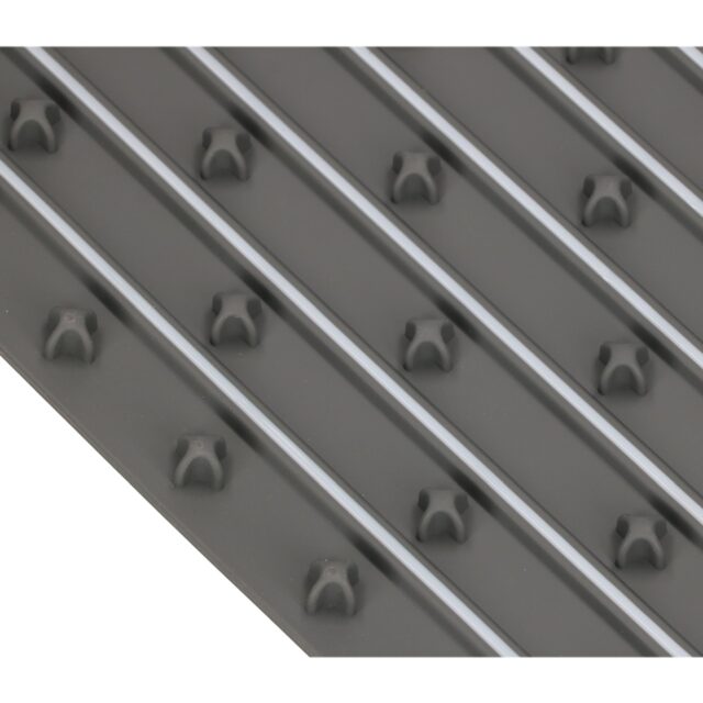 EXTRALINK ELEKTRYCZNA MATA GRZEWCZA SZARA 63X38 CM 400W - imagine 5