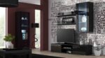 Cama TV stand SOHO 180 black/black gloss - imagine 6