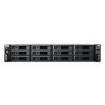 Synology RackStation RS2423RP+ NAS/storage server Rack (2U) Ryzen Embedded V1780B 8 GB DDR4 0 TB DiskStation Manager Black  Grey - imagine 3