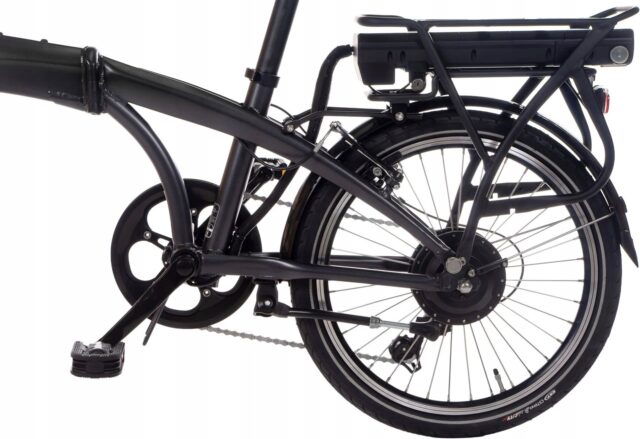 Snapp City-E Graphite folding electric bicycle - imagine 10