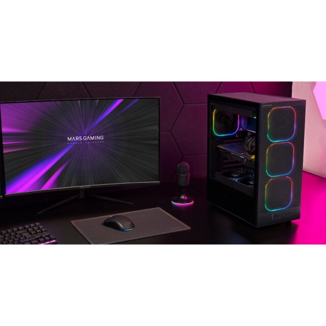 TACENS MARS MC-NEBULA 4x120mm ARGB ATX - case - imagine 4