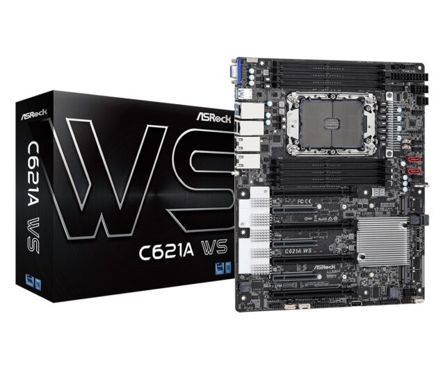 Asrock C621A WS Intel C621A LGA 4189 ATX - imagine 5