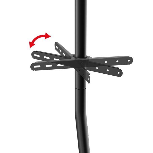 Maclean TV floor stand bracket  32-70   max. VESA 400x400  max. 40kg  MC-494 - imagine 8