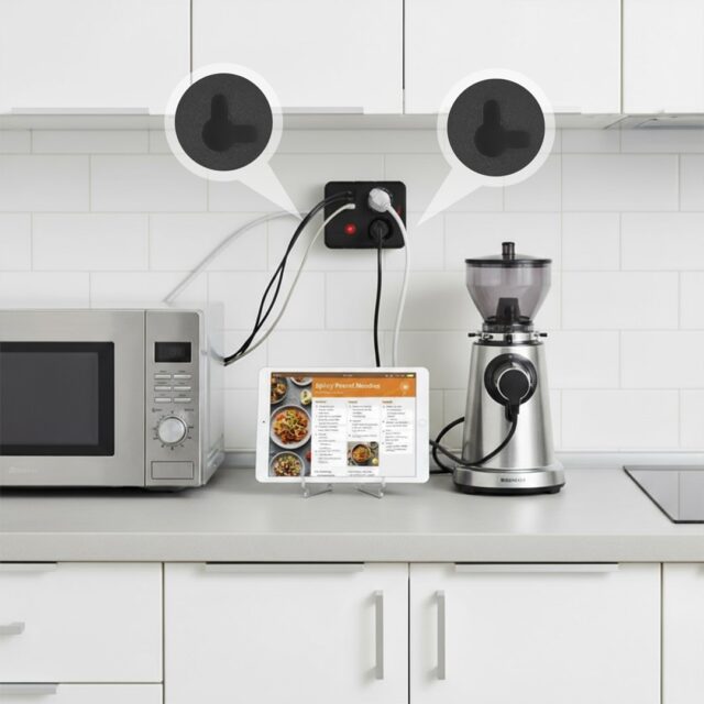 MACLEAN POWER STRIP 2 SOCKETS 3XUSB MCE388 B - imagine 9