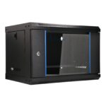 EXTRALINK LITE 6U 530X400 WALL-MOUNTED RACKMOUNT CABINET BLACK - imagine 8
