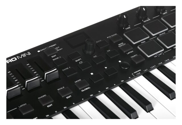 M-AUDIO Oxygen Pro Mini MIDI keyboard 32 keys USB Black - imagine 5