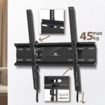Maclean MC-748A TV or Monitor Mount  TV Wall Holder  Handle  max VESA 400x400  32-70   45kg  Black - imagine 4