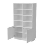 Cama LIVERTI bookcase 100x42x171 white - imagine 2
