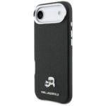 Case Karl Lagerfeld Karl & Choupette Head Pins Saffiano MagSafe for iPhone Air black - imagine 2