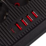 MACLEAN POWER STRIP  6 SOCKET EXTENSION MCE389 B - imagine 5