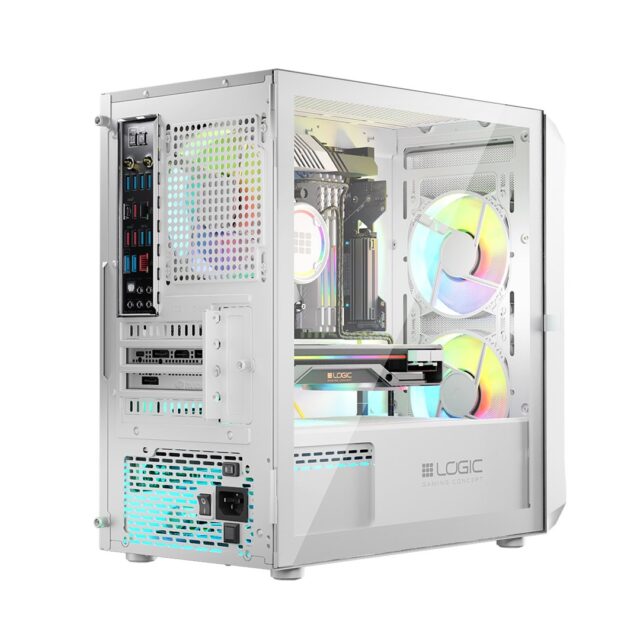 Logic PORTOS ARGB MINI USB 3.0 Case White - imagine 16