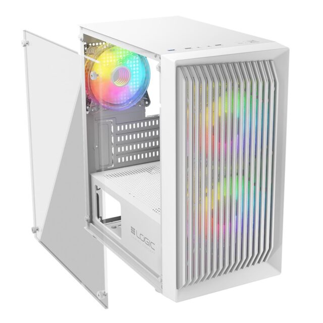 LOGIC ATOS ARGB Mini USB 3.0 Enclosure White - imagine 3