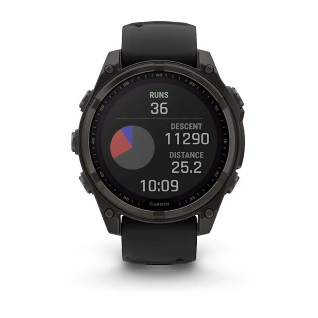 Garmin fenix 8 3.3 cm (1.3 ) 51 mm Digital 260 x 260 pixels Touchscreen Titanium Wi-Fi GPS (satellite) - imagine 9