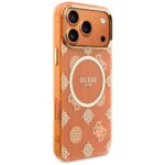 Case Guess IML Peony Dot MagSafe for  iPhone 17 Pro Max orange - imagine 4