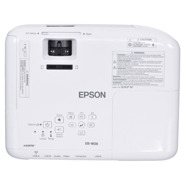 Epson EB-W06 data projector Portable projector 3700 ANSI lumens 3LCD WXGA (1280x800) White - imagine 4