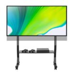 Techly Floor Stand with Shelf for 45-90  LCD/LED/Plasma TV - imagine 3