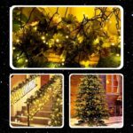 EXTRALINK LAMPKI CHOINKOWE ŚWIĄTECZNE 100 LED ŚWIATEŁKA CIEPŁE BIAŁE NA BATERIE 10,5M - imagine 3