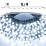 EXTRALINK LAMPKI CHOINKOWE ŚWIATEŁKA 300LED ZEWNĘTRZNE WEWNĘTRZNE BIAŁE ZIMNE 21,7M - imagine 5