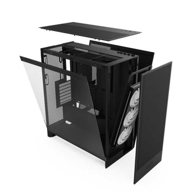 NZXT H7 Flow RGB Midi Tower Black - imagine 5