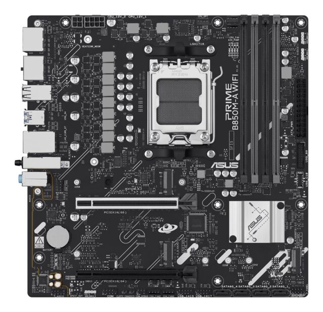 ASUS PRIME B850M-A WIFI AMD B850 Socket AM5 micro ATX - imagine 2
