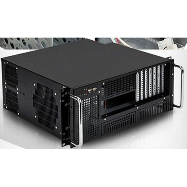 Techly Chassis Industrial Rack 19/Desktop 4U Ultra Compact Black  I-CASE MP-P4HX-BLK6 - imagine 10