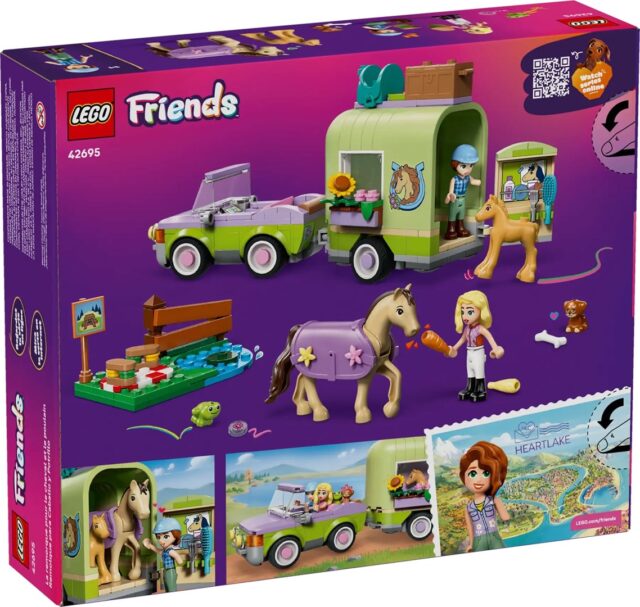 LEGO Friends 42695 Przyczepa do przewozu źrebaków - imagine 2