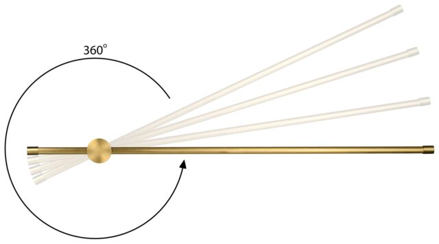Activejet LED wall lamp AJE-HILTON Patina WW - imagine 2
