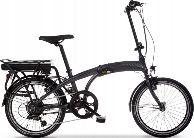 Snapp City-E Graphite folding electric bicycle - imagine 12