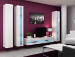 Cama TV stand VIGO NEW 30/180/40 white/white gloss - imagine 6