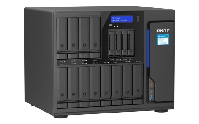 QNAP TS-1655 NAS Tower Ethernet LAN Black C5125 - imagine 7