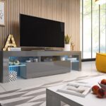 Cama TV stand TORO 158 grey/grey gloss