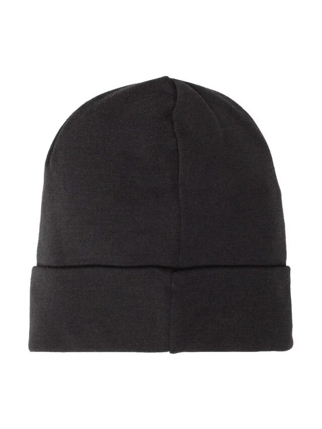 Buff Heavyweight Merino Wool Hat Loose Winter Cap - Black - imagine 2