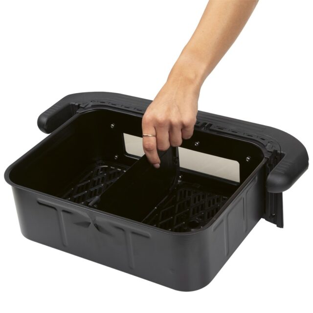 ProfiCook PC-FR 1313 H Double 10 L Stand-alone 2400 W Hot air fryer Black  Stainless steel - imagine 9