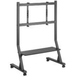 Techly Floor Stand with Shelf for 45-90  LCD/LED/Plasma TV - imagine 6