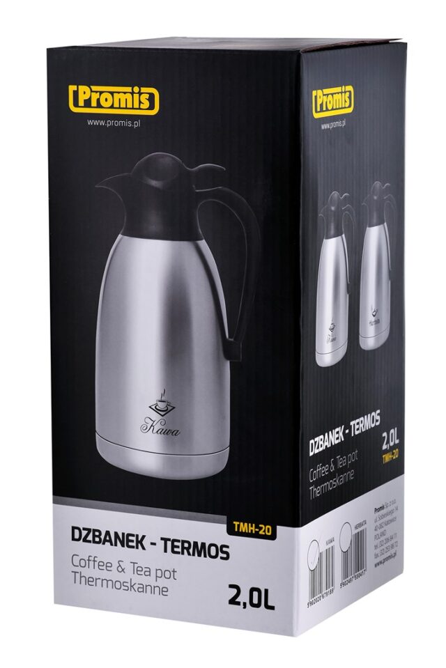 PROMIS Steel jug 2.0 l  coffee print - imagine 8